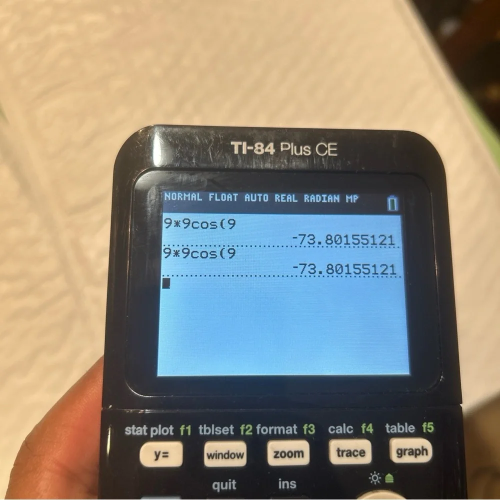 Title: Texas Instruments TI-84 Plus CE Graphing Calculator w Cable Black TESTED